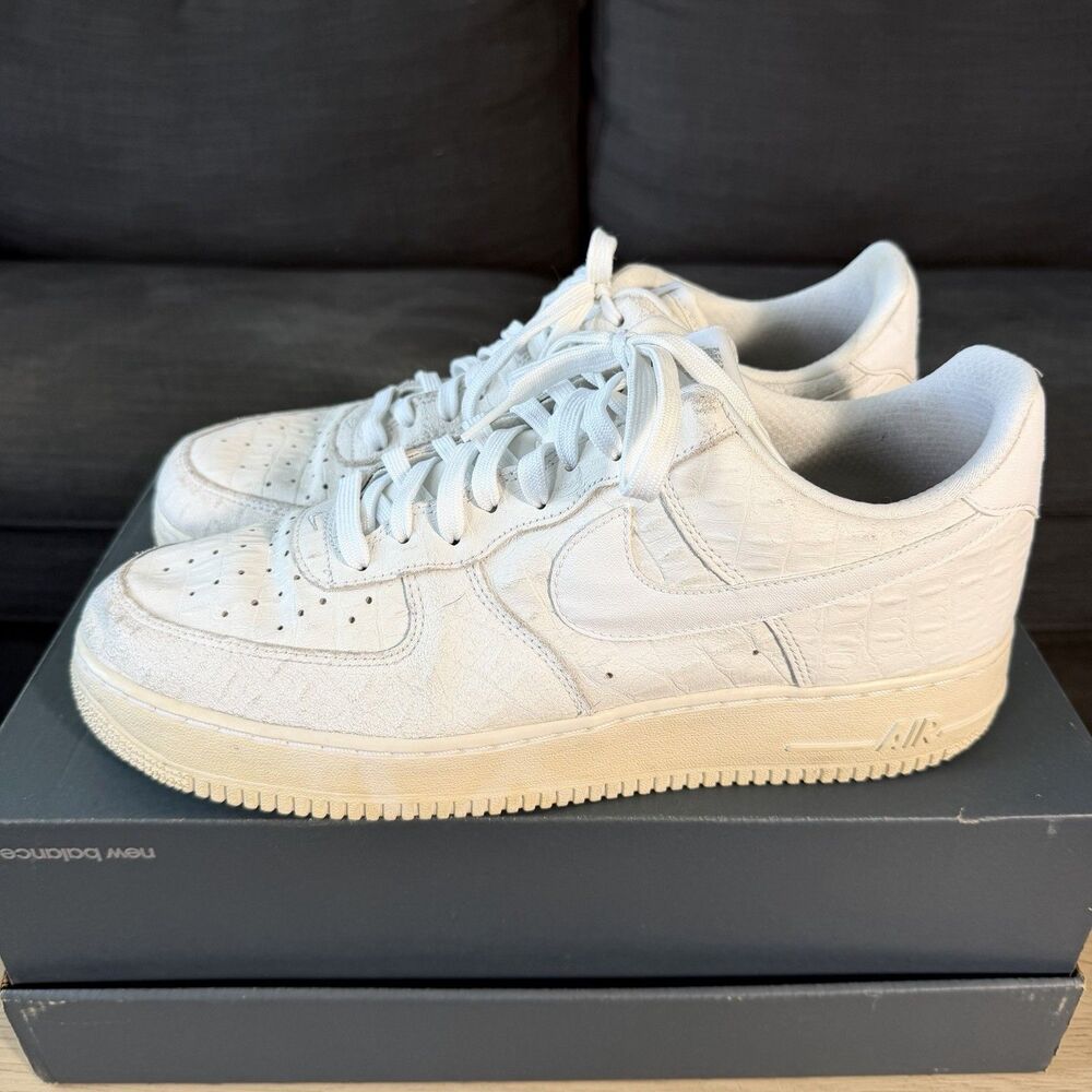 Nike Air Force 1 '07 LV8 Low White Casual Sneakers Men's Size 12